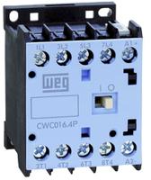 cwc016-00-22d24 WEG CWC Contactor, 230 V ac Coil, 4-Pole, 16 A, 2NO + 2NC, 690 V ac