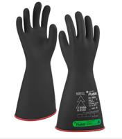 24-302411 Tilsatec 24-3024 Black, Red Natural Rubber Latex Work Gloves, Size 11, Latex, Natural Rubber Coating