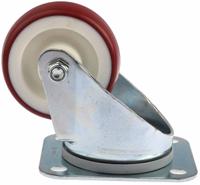 3470uar080p62-red Tente Swivel Castor Wheel, 150kg Capacity, 80mm Wheel