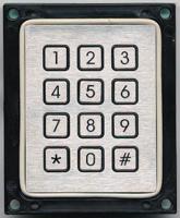 t8p0120010001 APEM IP65 12 Key Stainless Steel Keypad