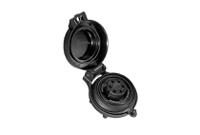 px0713 Bulgin Standard Buccaneer Circular Connector Dust Cap IP54 Rated, with Black Finish