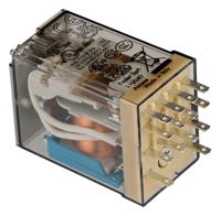 553491100000 Finder Plug In Relay, 110V dc Coil, 7A Switching Current, 4PDT