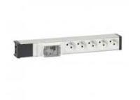 0-734-14 Legrand NF Socket 5 Gang Trailing Socket, No, 16A