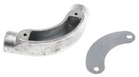 763-9181 RS PRO Inspection Bend, Conduit Fitting, 20mm Nominal Size, Steel, Silver