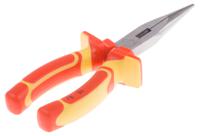 847-3724 RS PRO Long Nose Pliers, 200 mm Overall, Straight Tip, VDE/1000V