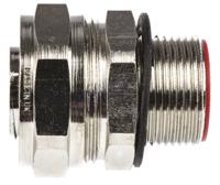 7tca296030r0215-spl25m25m Adaptaflex Swivel, Conduit Fitting, 25mm Nominal Size, M25, Brass, Silver IP66, IP67, IP68, IP69K rating