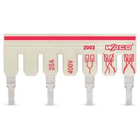 2002-473011-000 WAGO TOPJOB S Series Staggered Jumper for Use with DIN Rail Terminal Block, 25A
