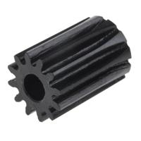 521-6395 RS PRO Steel 12 Teeth Spur Gear, 1.5 Module, 8mm Bore Diam, 18mm Pitch Diam, 21mm Hub Diam