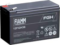 12fgh36 Fiamm 12V Faston F2 Sealed Lead Acid Battery, 9Ah