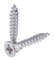 797-6229 RS PRO Pozidriv Countersunk Stainless Steel Wood Screw, A2 304, 4mm Thread, 25mm Length