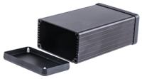 1455k1201bk Hammond 1455 Series Black Aluminium Enclosure, IP54, Black Lid, 120 x 78 x 43mm