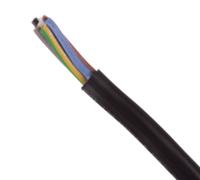 00469113 Lapp ÖLFLEX 1.5 mm² 5 Core Power Cable, Black Silicone, 50m