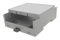 350407000bl Italtronic DIN Rail Enclosure Enclosure Type 4M XTS Compact Series , 90 x 32.2mm, ABS DIN Rail Enclosure