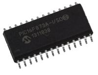 pic16f873a-iso Microchip PIC16F873A-I/SO, 8 bit PIC, PIC16F87XA Microcontroller, 20 MHz, 7kB FLASH, 28-Pin SOIC
