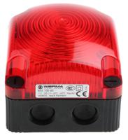 85310060 Werma BWM 853 Series Red Steady Beacon, 115 → 230 V ac, Surface Mount, Wall Mount, LED Bulb, IP66, IP67