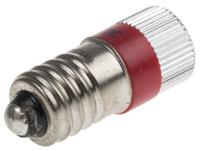 210-030 RS PRO Red LED Indicator Lamp, 24V dc, E10 Base, 10mm Diameter, 110/105mcd