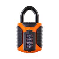atl-cp50-o Squire Combination Weatherproof Combination Padlock, 8mm Shackle