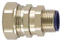 ltp20-m20-s Flexicon Straight, Swivel, Conduit Fitting, 20mm Nominal Size, M20, Nickel Plated Brass IP66, IP67, IP68, IP69K rating