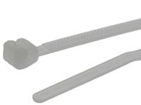 032052 Legrand Cable Tie, 105mm x 2.4 mm, Clear Nylon, Pk-100