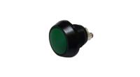rnd-210-00568 RND RND 210 Series Vandal Proof Push Button Switch, (On)-Off, Panel Mount, 12mm Cutout, SPST, 36V dc, IP65