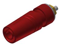 972358701 Hirschmann Test & Measurement Red Female Banana Socket, 4 mm Connector, Solder Termination, 32A, 1000V ac/dc, Gold