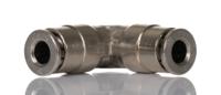 100400400 Norgren PNEUFIT 10 Series Straight Fitting, Push In 4 mm to Push In 4 mm, Tube-to-Tube Connection Style, 10040