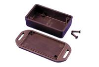 1551hflbk Hammond 1551 Series Black ABS Enclosure, IP54, Flanged, Black Lid, 60 x 35 x 20mm