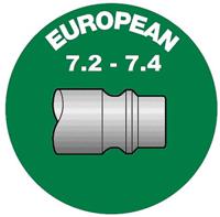 erp-076151p2 PREVOST Treated Steel Male Plug for Pneumatic Quick Connect Coupling, G 1/4 Male Threaded