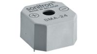 sma-24-p15 Sonitron 92dB Continuous Piezo Buzzer, 24 x 15.5mm, 1.5V Min, 24V Max