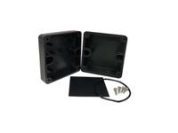 encml92bk-kit RF Solutions ENC-ML92 Series ABS Enclosure, IP68, Flanged, 92 x 92 x 60mm