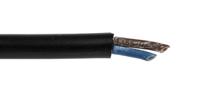 775-6088 RS PRO 3182Y 0.75 mm² 2 Core Power Cable, H05VV-F, Black PVC, 100m