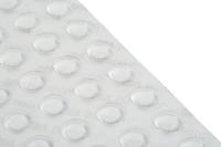 sj5378-transp 3M Hemispherical PUR Self Adhesive Feet, 10.2mm diameter x 3.3mm height