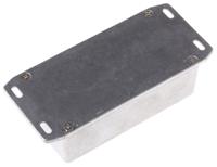 1590n1fl Hammond 1590 Series Natural Die Cast Aluminium Enclosure, IP54, Flanged, Natural Lid, 121.1 x 66 x 35.3mm