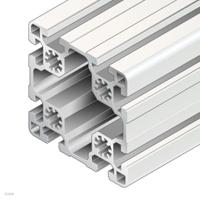38429924153000 Bosch Rexroth Silver Aluminium Profile Strut, 90 x 90 mm, 10mm Groove, 3000mm Length