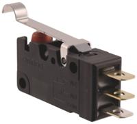 d2vw-01l3-1chn Omron Simulated Roller Lever Micro Switch, Solder Terminal, 100 mA @ 30 V dc, SPDT, IP67