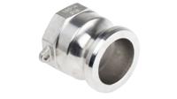 317-490 RS PRO Hose Connector, Straight Cam & Groove Coupling, BSPT 1in 1in ID, 17 bar