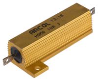 hs50-10r-j Arcol, 10Ω 50W Wire Wound Chassis Mount Resistor HS50 10R J ±5%