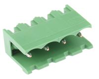 282825-4 TE Connectivity, 5.08mm Pitch, Buchanan, 4 Way, , Pluggable Terminal Block, Header, Through Hole, Solder Termination,