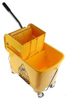 705-6265 20L Plastic Yellow Mop Bucket With Handle