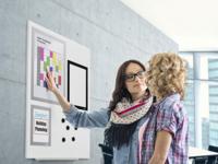 486901 Durable MagneticDURAFRAME® MAGNETIC Black A4 Metal Information Frame, 323mm Height, 236mm Width