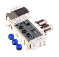 sy3160-5lou-c6-q SMC 5/2 Pneumatic Solenoid Valve - Solenoid/Pilot SY3000 Series 24V dc
