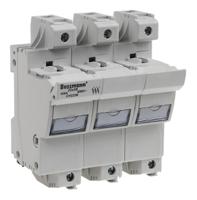 ch223b Eaton 100A Rail Mount Fuse Holder for 22 x 58mm Fuse, 3P, 690V ac