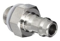 m-5an-6 SMC M Series Straight Threaded Adaptor, M5 Male to Push In 6 mm, Threaded-to-Tube Connection Style