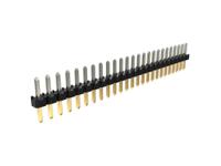 10138654-g03-25lf Amphenol Communications Solutions Minitek Series Straight Through Hole Pin Header, 25 Contact(s), 2 mm Pitch, 1 Row,