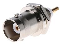 r141563161 Radiall, Jack Panel Mount BNC Connector, 50Ω, Solder Termination, Straight Body