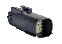 33482-3601 Molex, MX150 Plug Black Cable Mount 6 Way, Solder Termination