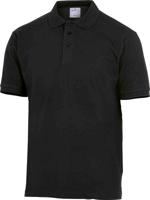 agranotm Delta Plus Black Cotton Polo Shirt, UK- 38, EUR- 48