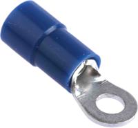 613-9609 RS PRO Insulated Ring Terminal, M3 Stud Size, 1.5mm² to 2.5mm² Wire Size, Blue