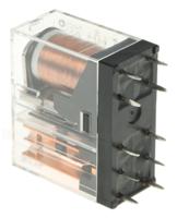 g2rk-2-dc24 Omron PCB Mount Latching Power Relay, 24V dc Coil, 3A Switching Current, DPDT
