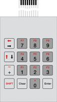 70055516-ft-55516-d Bopla IP65 16 Key Conductive Silver Membrane Keypad